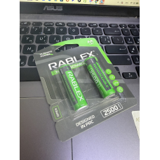 Акумулятори RABLEX HR6/AA 2500mAh за 1 шт. ціна