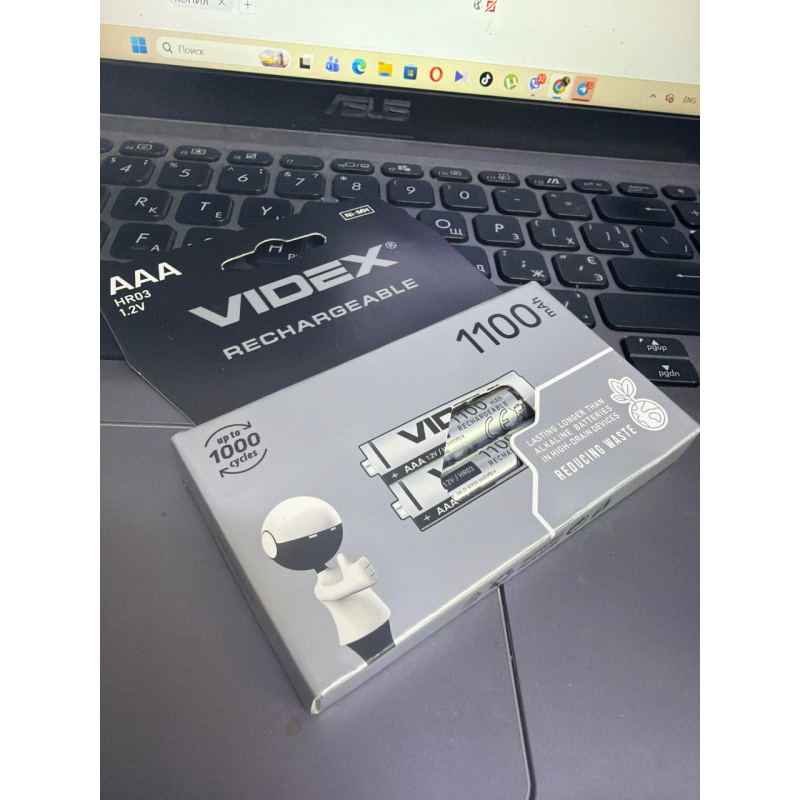 Акумулятори videx HR03/AAA 1100mAh 1 шт Акумулятори videx HR03/AAA 1100mAh 1 шт