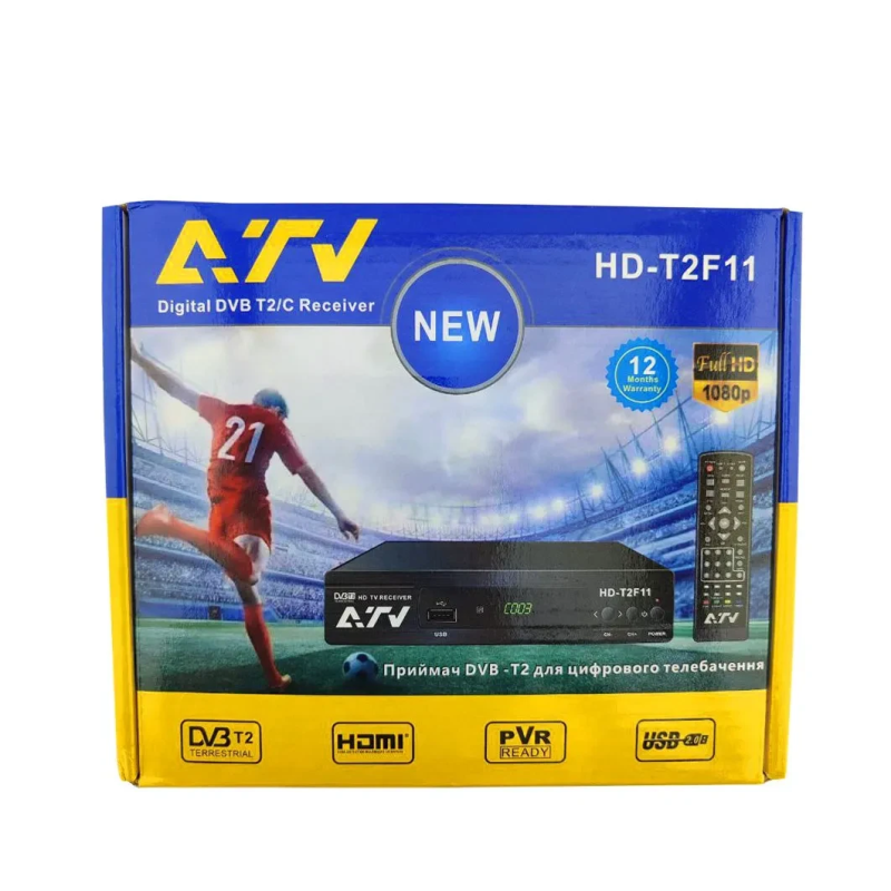 T2 тюнер Smart HD-T2F11 з підтримкою wifi адаптера