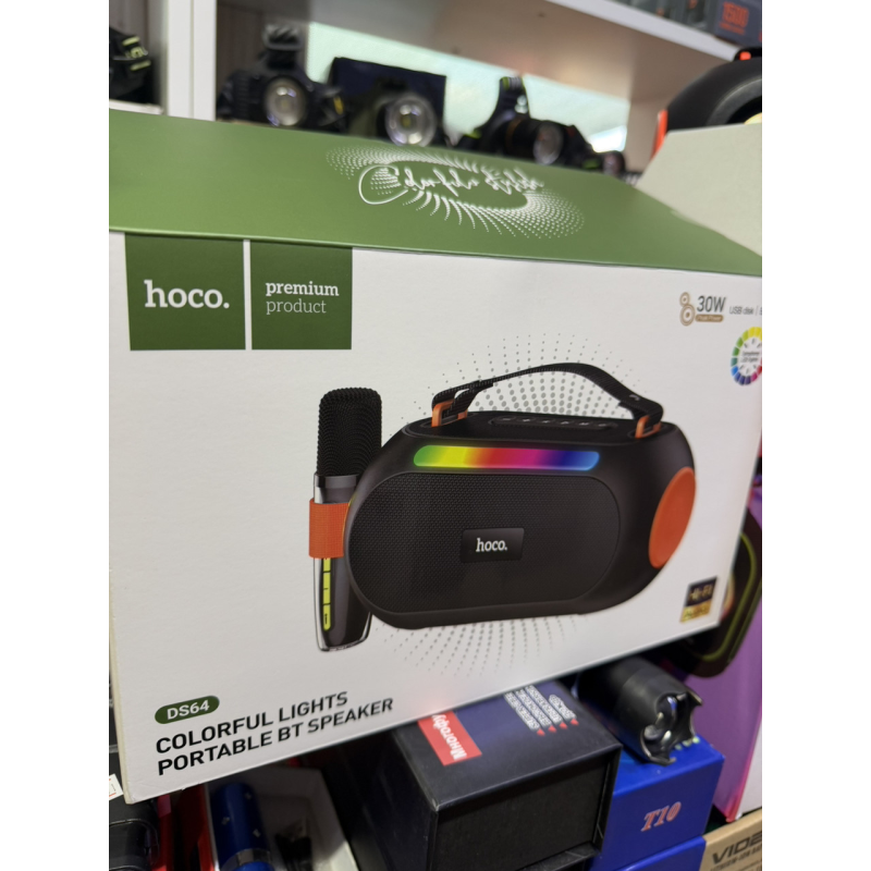 Портативна колонка Bluetooth Hoco DS64 Cool portable 30W Black