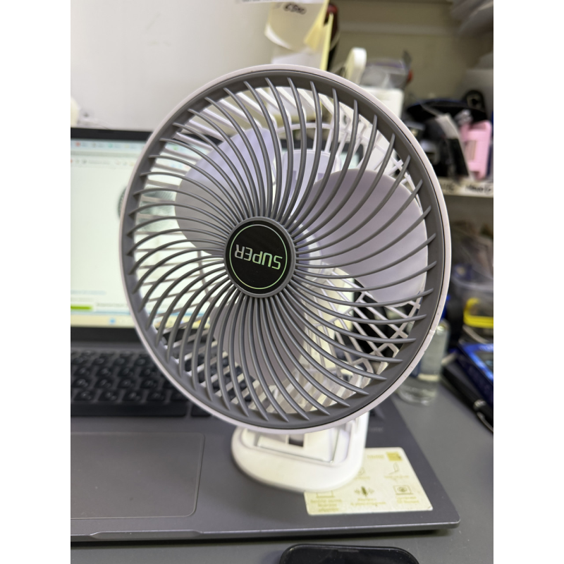 Міні вентилятор Desktop fan ручний з прищіпкою портативний акумуляторний переносний на акумуляторі USB