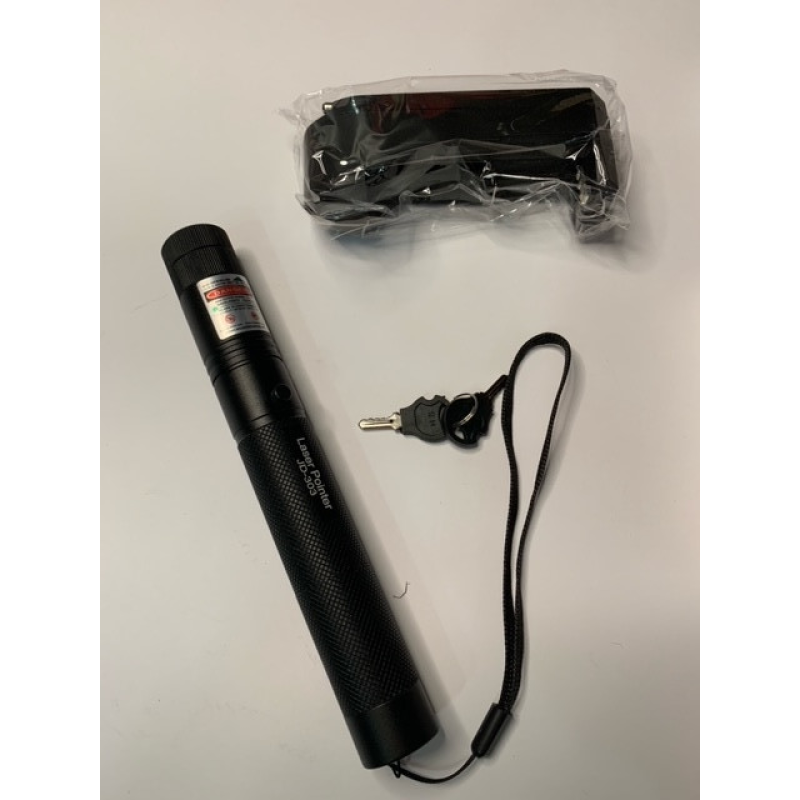 Лазер лазерна указка супер потужна Laser pointer YL-303 + 1 насадка зелений