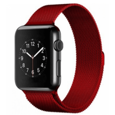 Ремінець Міланська петля GoVern (Milanese Loop) для Apple Watch 38mm/40mm Red