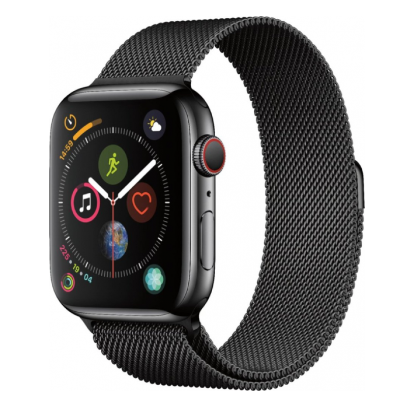 Ремінець Міланська петля GoVern (Milanese Loop) для Apple Watch 38mm/40mm Black Ремінець Міланська петля GoVern (Milanese Loop) для Apple Watch 38mm/40mm Black