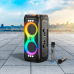 Акустика-караоке HOCO HA9 Kayman dual-mic outdoor BT speaker, BT5.4, 40W, TWS, USB, TF, 8h, black