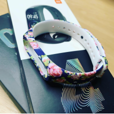 Ремінець до браслету фітнес-трекеру Mi Band 3/4 силікон принт