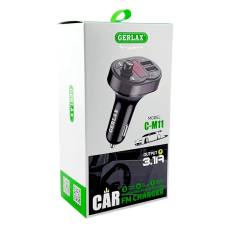FM модулятор Gerlax C-M11 12-24V/3.1A/2USB/QC3.0/BT5.3/LED