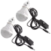 Фонарь переносной Luxury 1902 T, 5W+22SMD, 2 лампы 3W, power bank, солнечная батарея