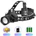 Ліхтар налобний А 760, Motion Sensor, 3x18650, Power Bank, ЗП Type-C, zoom, Box