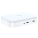 Повербанк BOROFONE DBT07 10000mAh 2хUSB/Type-C/Micro-USB з ліхтариком LED Lamp Білий