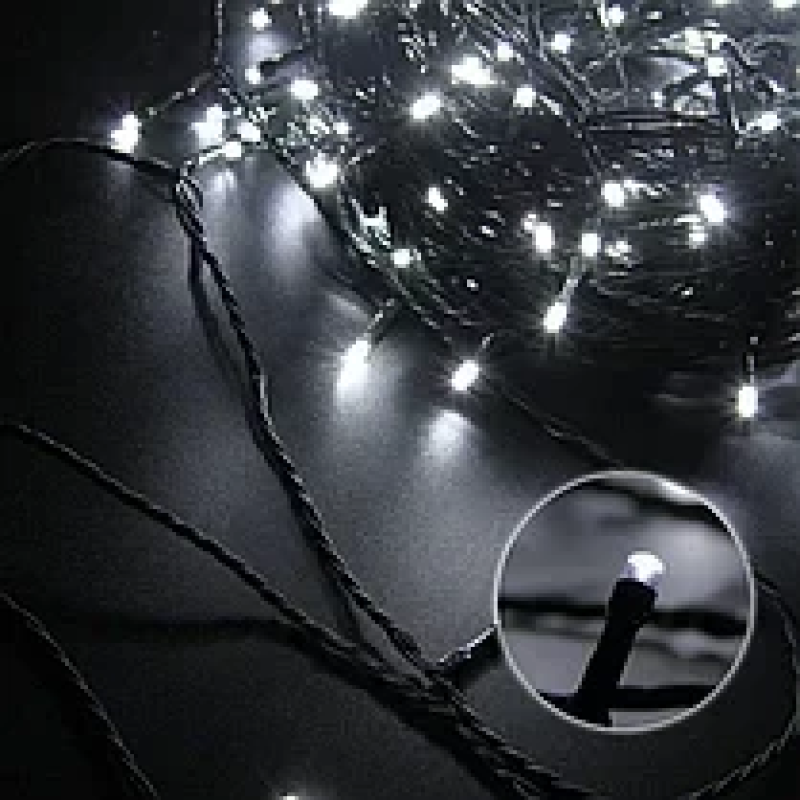 Гірлянда новорічна рис 300 LED колір ламп білий 21 м