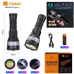 Ліхтар ручний YEMAO YM-A2-C Sanan 7171+COB (12р/zoom/1x21700/ЗП Type-C) 16,5см