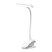 Лампа настільна XO OZ06B (LED/3W/800mAh/3000-6500K/3р/сенсор/на прищіпці/вбуд. акум./ЗП microUSB) біла
