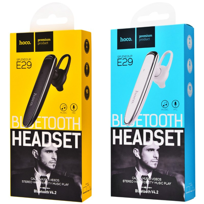 Bluetooth Гарнітура Hoco E29 Black Bluetooth Гарнітура Hoco E29 Black