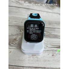 Дитячий наручний годинник GPS Smart G3 LUX преміум якості блакитні