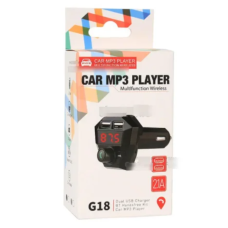Автомобільний FM-трансмітер G18 (2USB, 2.1 A, MP3 Player)