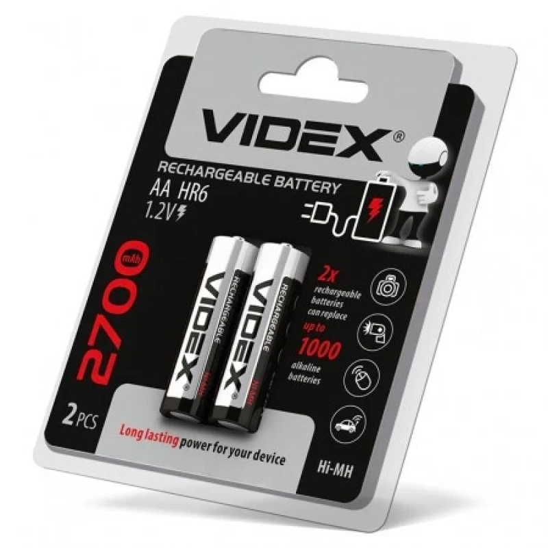 Аккумуляторы Videx HR6 / AA 2500mAh ціна за 1 шт Аккумуляторы Videx HR6 / AA 2500mAh ціна за 1 шт