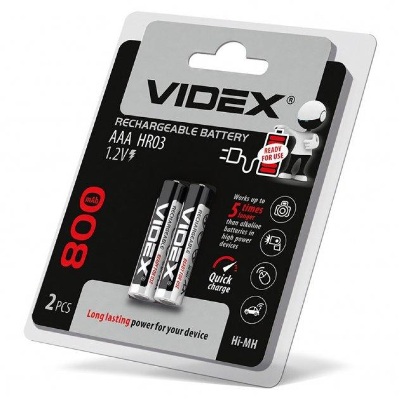 Аккумуляторы Videx HR03 / AAA 800mAh ціна за 1 шт Аккумуляторы Videx HR03 / AAA 800mAh ціна за 1 шт
