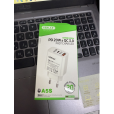 Сетевое зарядное устройство Denmen DC07 1 USB/QC3.0/18W Белый
