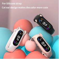 Ремінець до браслету фітнес-трекеру Mi Band 3/4 силікон вушка
