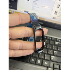 Міланська Петля Mi Band 4 (Сяомі Мі Бенд 4) синій хакі