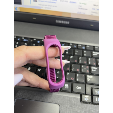 Ремінець до фітнес-трекера Mi Band 3/4/5 нейлоновий ФІОЛТИВИЙ