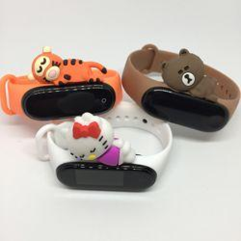 Ремінець до браслету фітнес-трекеру Mi Band 3/4 силікон мультяшна фігурка Кітті Ремінець до браслету фітнес-трекеру Mi Band 3/4 силікон мультяшна фігурка Кітті