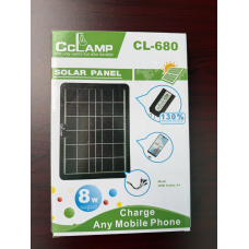 Сонячна панель CClamp Solar 8 Watt, монокристалічна панель, Solar board  3*29*20 см