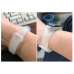 Ремінець до браслету фітнес-трекеру Mi Band 3/4/5/6/7 силікон прозорий білий Ремінець до браслету фітнес-трекеру Mi Band 3/4/5/6/7 силікон прозорий білий