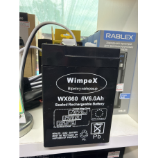 Акумулятор WIMPEX 6в 6Ah 2026 р/в