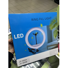 Кільцева селфі-лампа Ring Fill Light CXB-300 (30 см), з тримачем для телефона без штатива (210 см), 15W