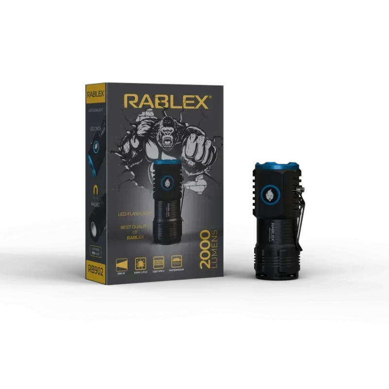 Ліхтарик RB 902 Rablex 2000 люмен 200 м