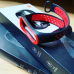 Ремінець до браслету фітнес-трекеру Mi Band 3/4 силікон драпірування червоний Ремінець до браслету фітнес-трекеру Mi Band 3/4 силікон драпірування червоний