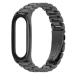 Ремінець MiJobs Plus металевий для Xiaomi Mi Band 3/4/5/6 Black