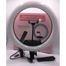 Кільцева LED-лампа AL-360 (1 кріп.тел) (пульт) 220 V (36 см) + штатив 2.10 м