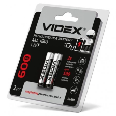 Акумулятори Videx HR03/AAA 600mAh 1 шт.