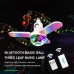 Диско лампочка, музична обертається Bluetooth лампа Led Rgb з трьома лопостями E27 Диско лампочка, музична обертається Bluetooth лампа Led Rgb з трьома лопостями E27