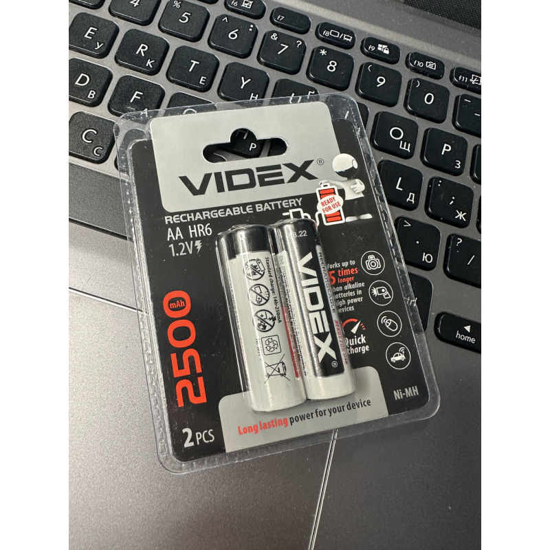 Акумулятори Videx HR6/AA 2500mAh за 1 шт. ціна Акумулятори Videx HR6/AA 2500mAh за 1 шт. ціна