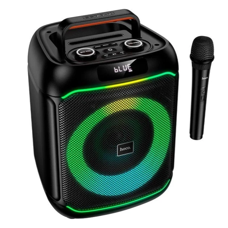 Портативна Bluetooth-колонка Hoco DS72 з мікрофоном (BT5.0, FM/USB/AUX/TF, 20W, 2–3h) Портативна Bluetooth-колонка Hoco DS72 з мікрофоном (BT5.0, FM/USB/AUX/TF, 20W, 2–3h)