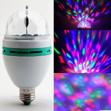 СВІТЛОДІОДНА ДИСКО-ЛАМПА з патроном LED MINI PARTY