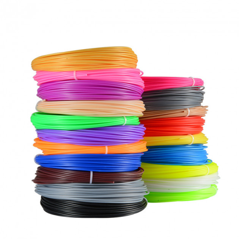 Пластик для 3D-ручки PLA (100 метрів) 10 кольорів по 10 м Пластик для 3D-ручки PLA (100 метрів) 10 кольорів по 10 м