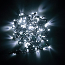 Гірлянда Starlight лінійна білий 100LED IP44 чорний 10 м