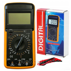 Мультиметр DT DT-9208A для вимірювання: V, A, R, C, F, T (YT1695)