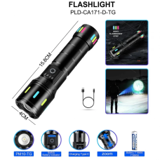 Ліхтар NIGHT VISION FLUORESCENCE CA171-D 1 РЕЖИМ WHITE LASER LED PM10-TG, індикація заряду, 1x18650/3xAAA, ЗП