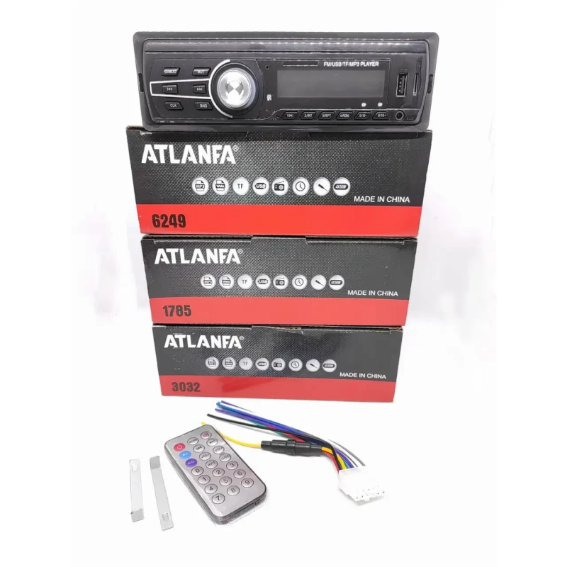 Автомагнітола Atlanfa 1785 з 4 входами car MP3 200 W (4*50W)