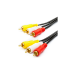 Кабель мультимедійний 3RCA to 3RCA 1,5 m Atcom