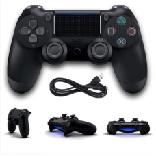Ігровий джойстик для PS4 DOUBLE-motor vibration 4 Чорний