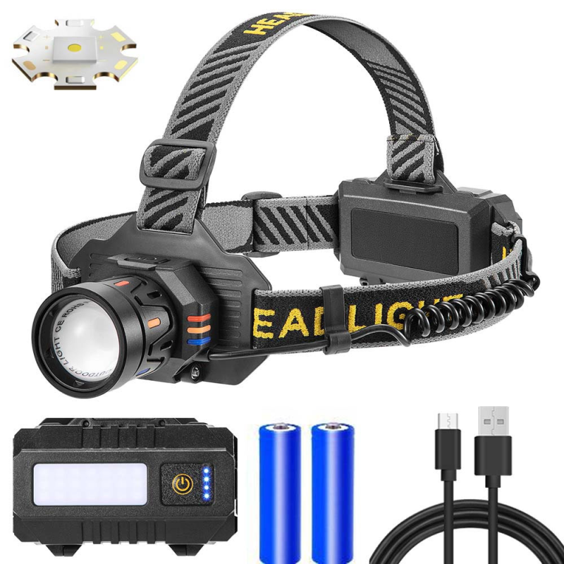 Ліхтар налобний BL-T701С-TG, 2x18650, ЗП Type-C, zoom, Box Ліхтар налобний BL-T701С-TG, 2x18650, ЗП Type-C, zoom, Box