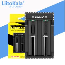 Зарядний пристрій LiitoKala Lii-L2 2 канали 10440/ 14500/ 16340/ 17355/ 17500/ 17670/ 18350/ 18490/ 18650/ 22650, 5V