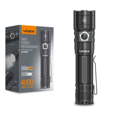 Портативний світлодіодний ліхтарик VIDEX VLF-A406 4000 Lm 6500 K